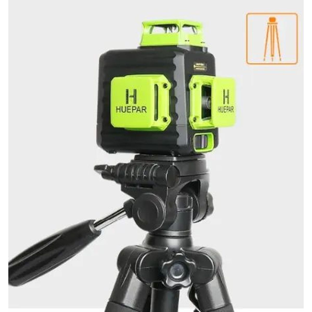 HUEPAR - Nivel láser verde huepar B03CG 12 líneas recargable + Trípode Huepar