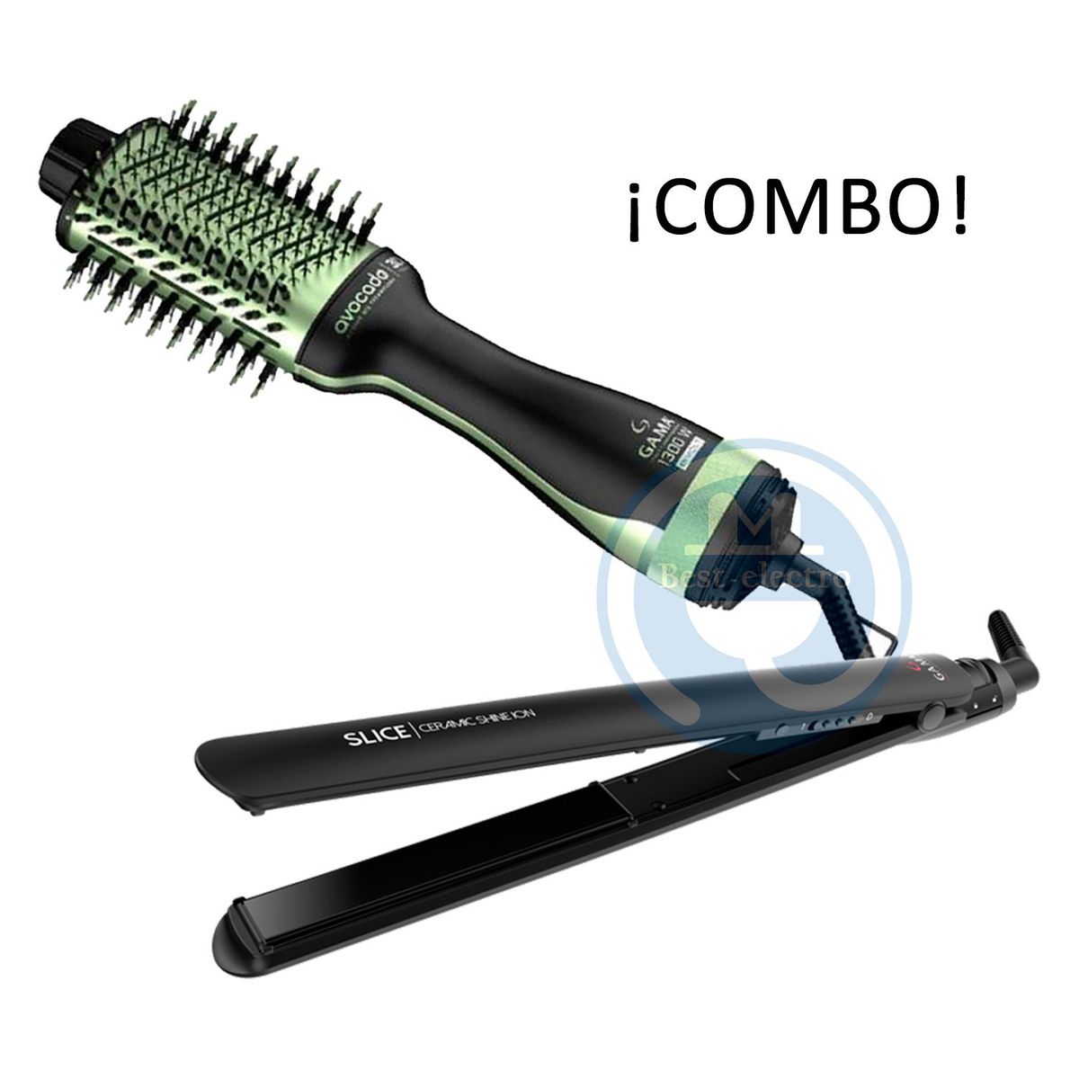 GAMA - Combo Gama Alisadora BECHS0000002737 y Cepillo Secador