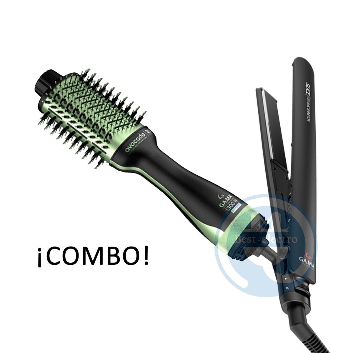 GAMA - Combo Gama Alisadora BECHS0000002737 y Cepillo Secador