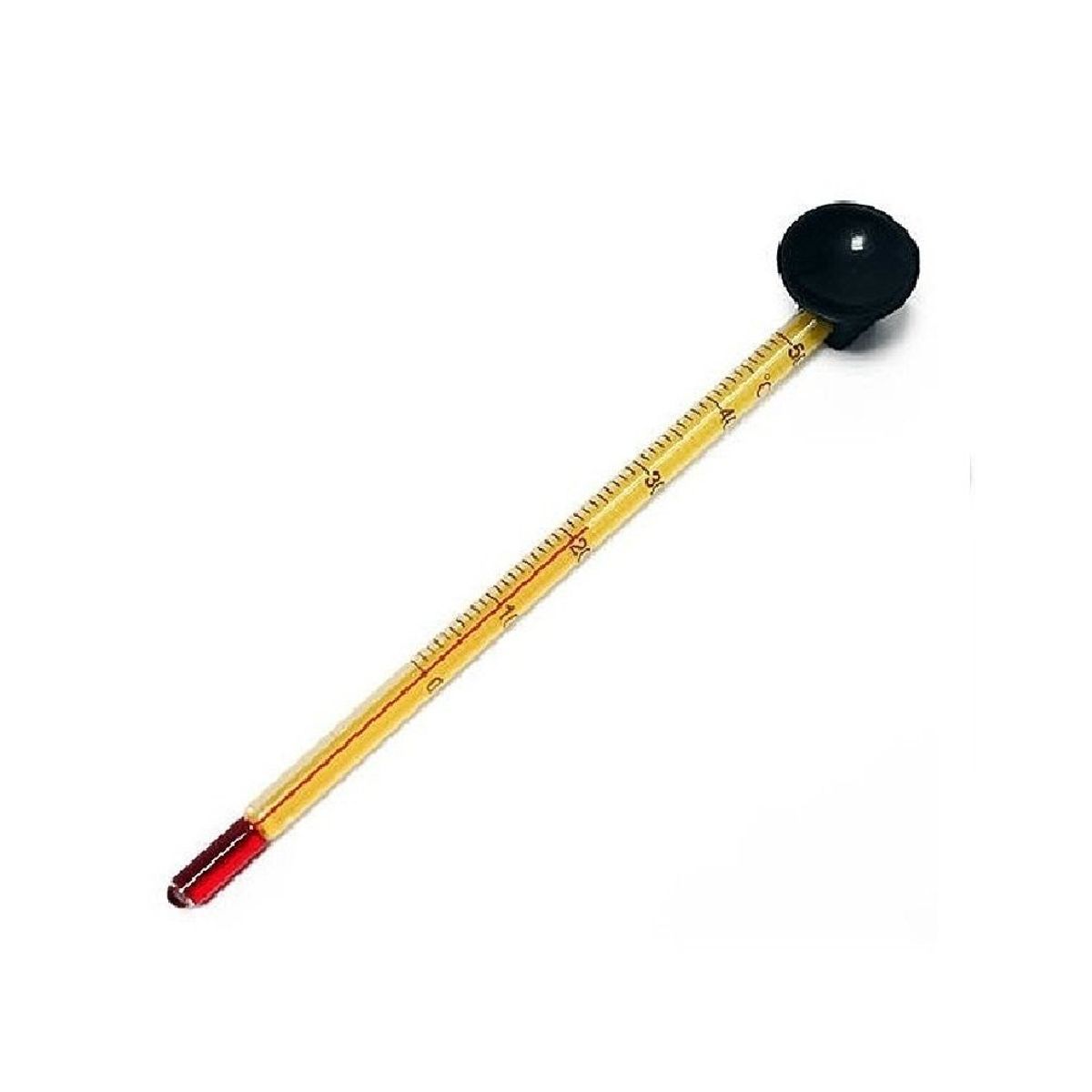 GENERICO - Termómetro de vidrio sumergible para peceras yo acuarios