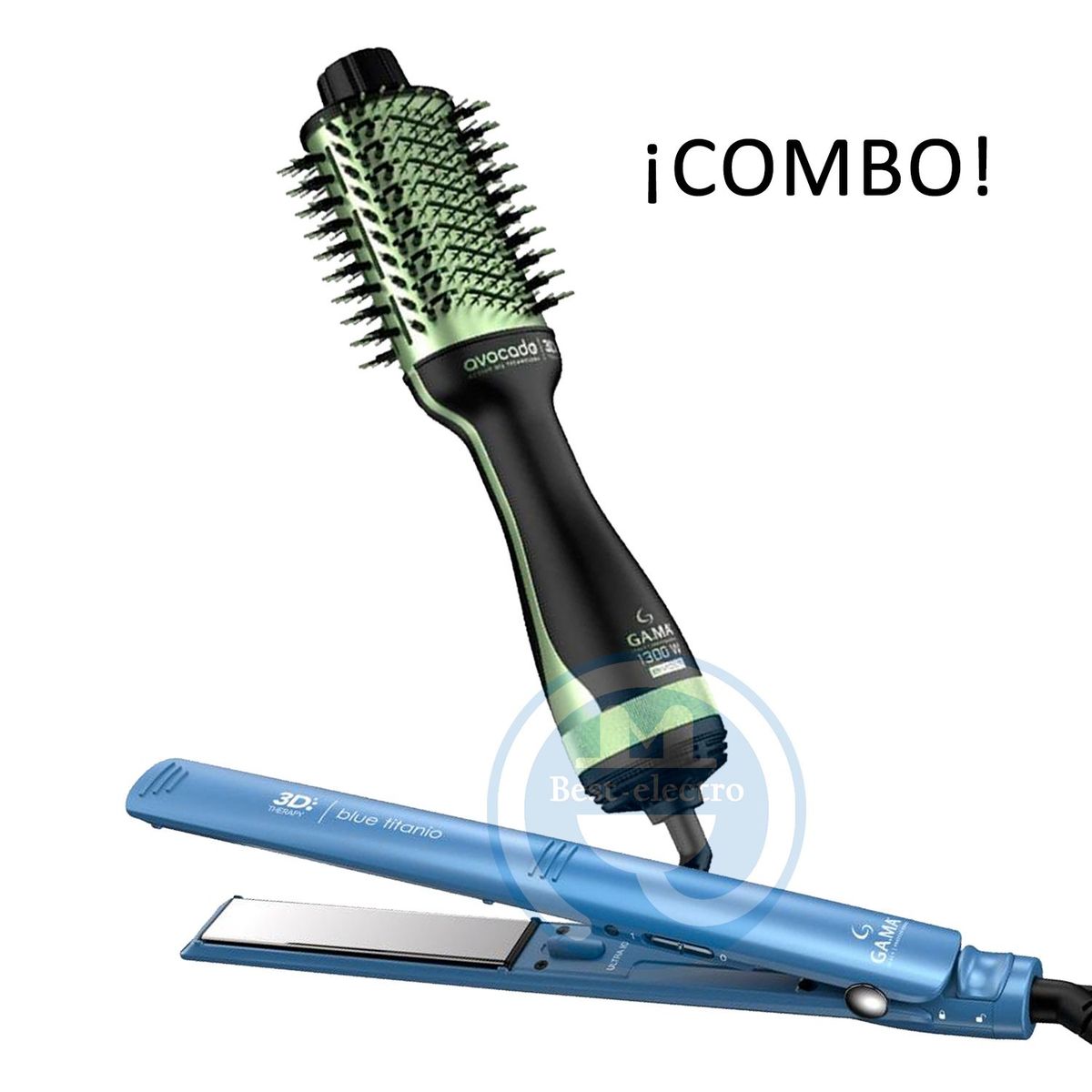 GAMA - Combo Gama Alisadora BECHS0000002426 y Cepillo Secador