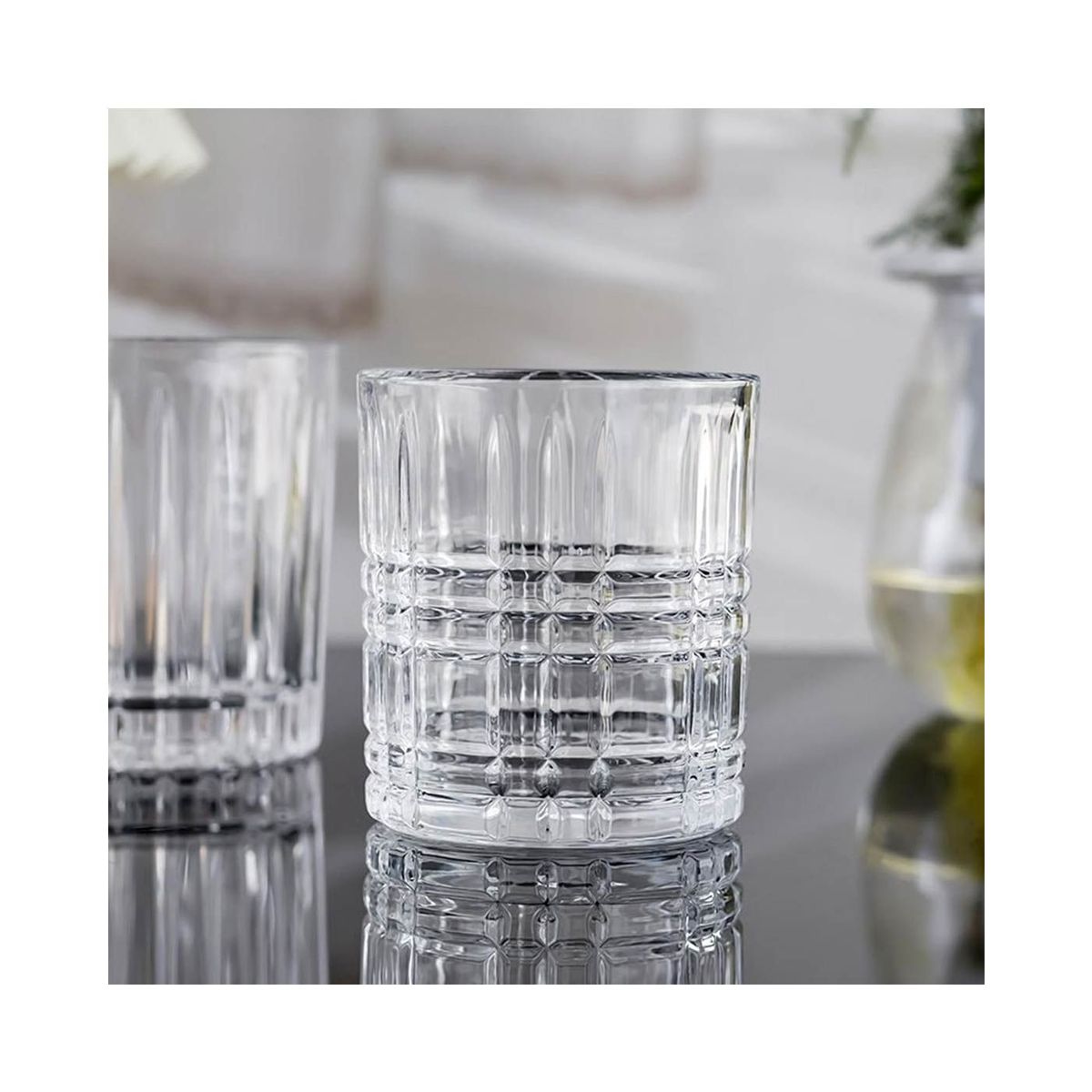GENERICO - Set de 6 vasos  para whisky o bebidas capa.300ml