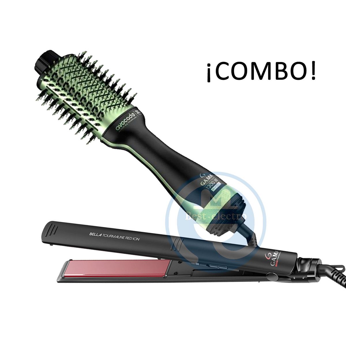 GAMA - Combo Gama Alisadora BECHS0000002116 y Cepillo Secador