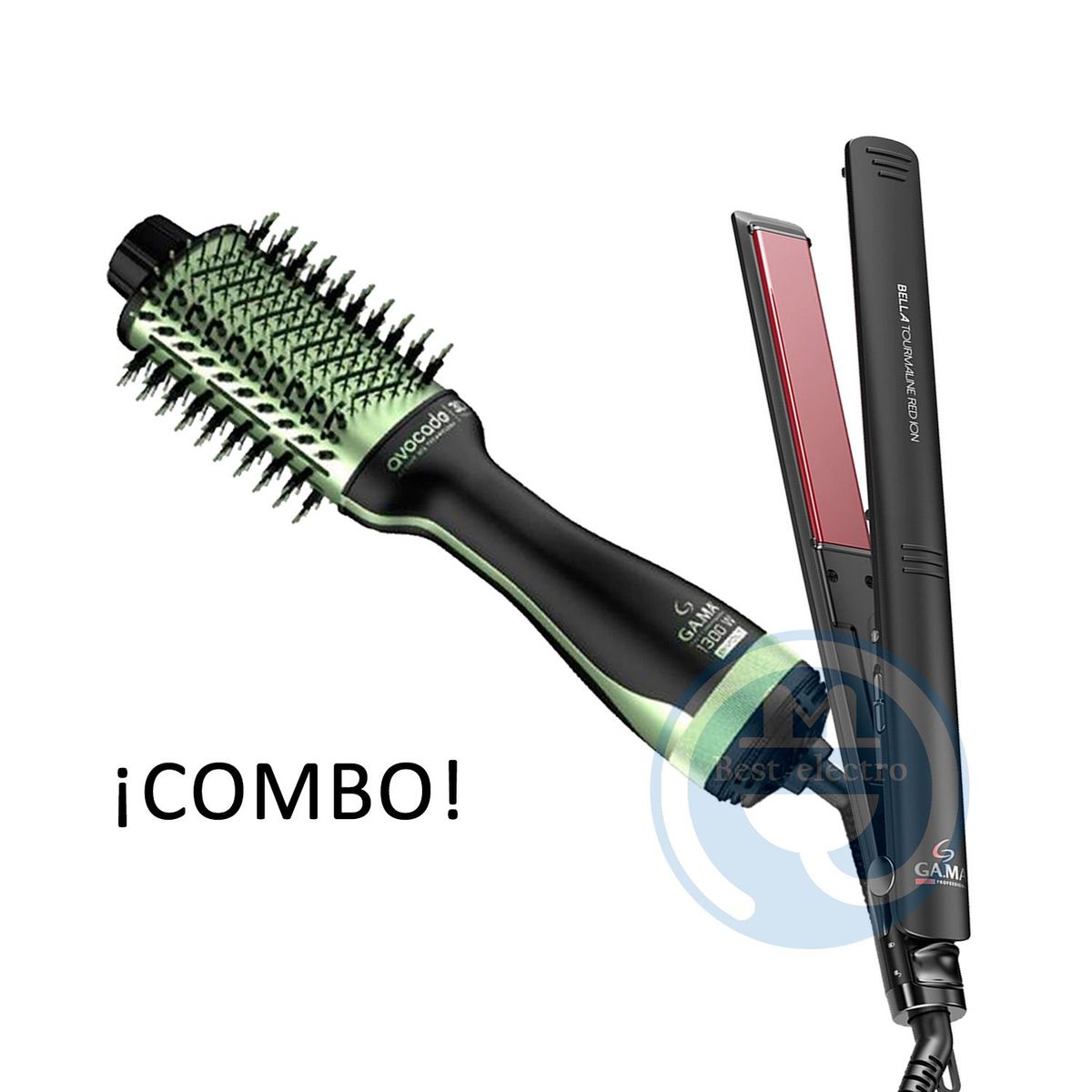 GAMA - Combo Gama Alisadora BECHS0000002116 y Cepillo Secador