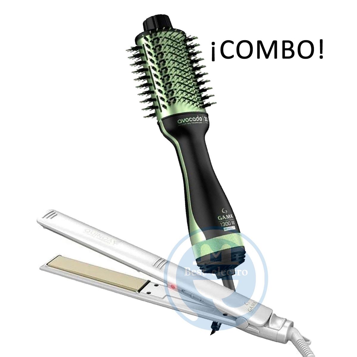 GAMA - Combo Gama Alisadora BECHS0000002386 y Cepillo Secador