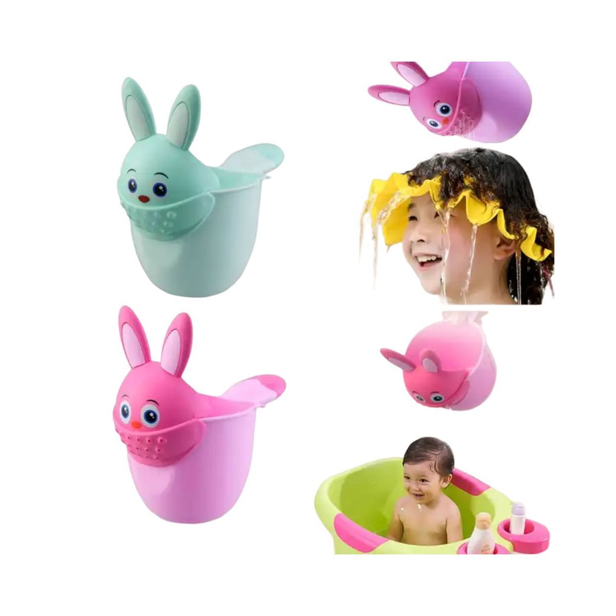 GENERICO - Jarrita para Baño de Bebes Generico Verde