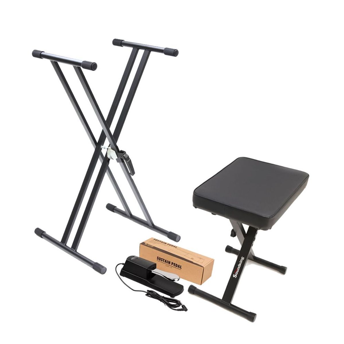 SOUNDKING - SET DE ACCESORIO DE TECLADO REFORZADO