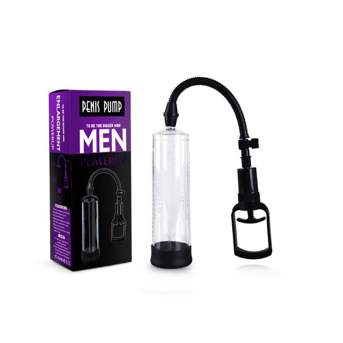 GENERICO - Extensor para agrandar pene de bomba al vacio color negro