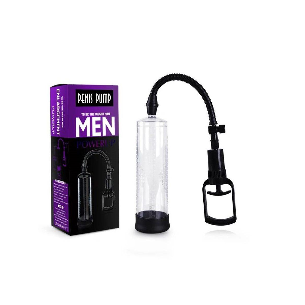 GENERICO - Extensor para agrandar pene de bomba al vacio color negro