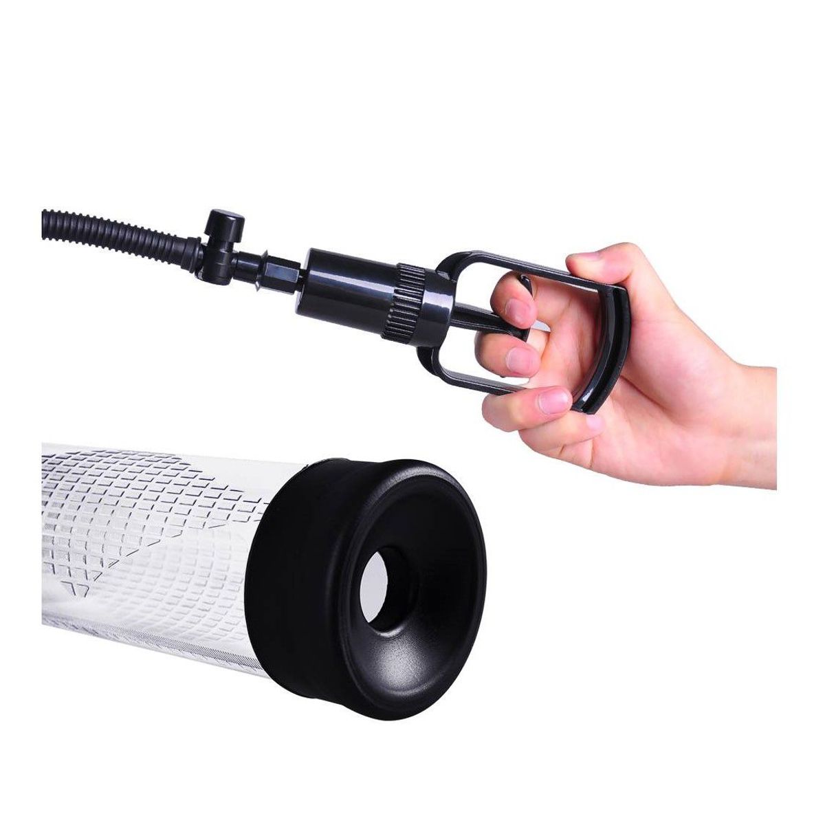 GENERICO - Extensor para agrandar pene de bomba al vacio color negro