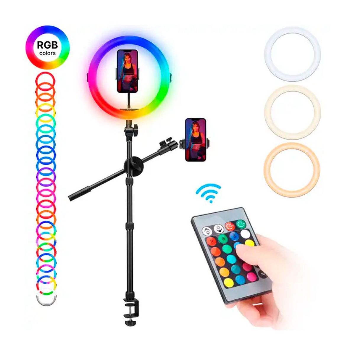 GENERICO - Kit de Luz RGB de escritorio VIJIM K16