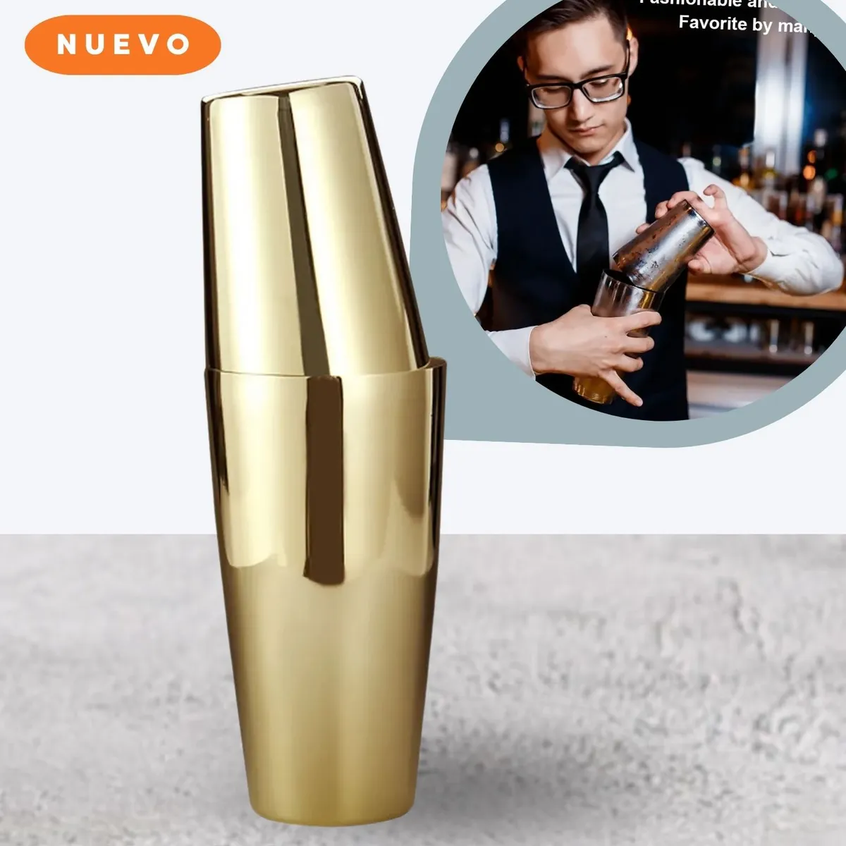 GENERICO - Coctelera estilo americano