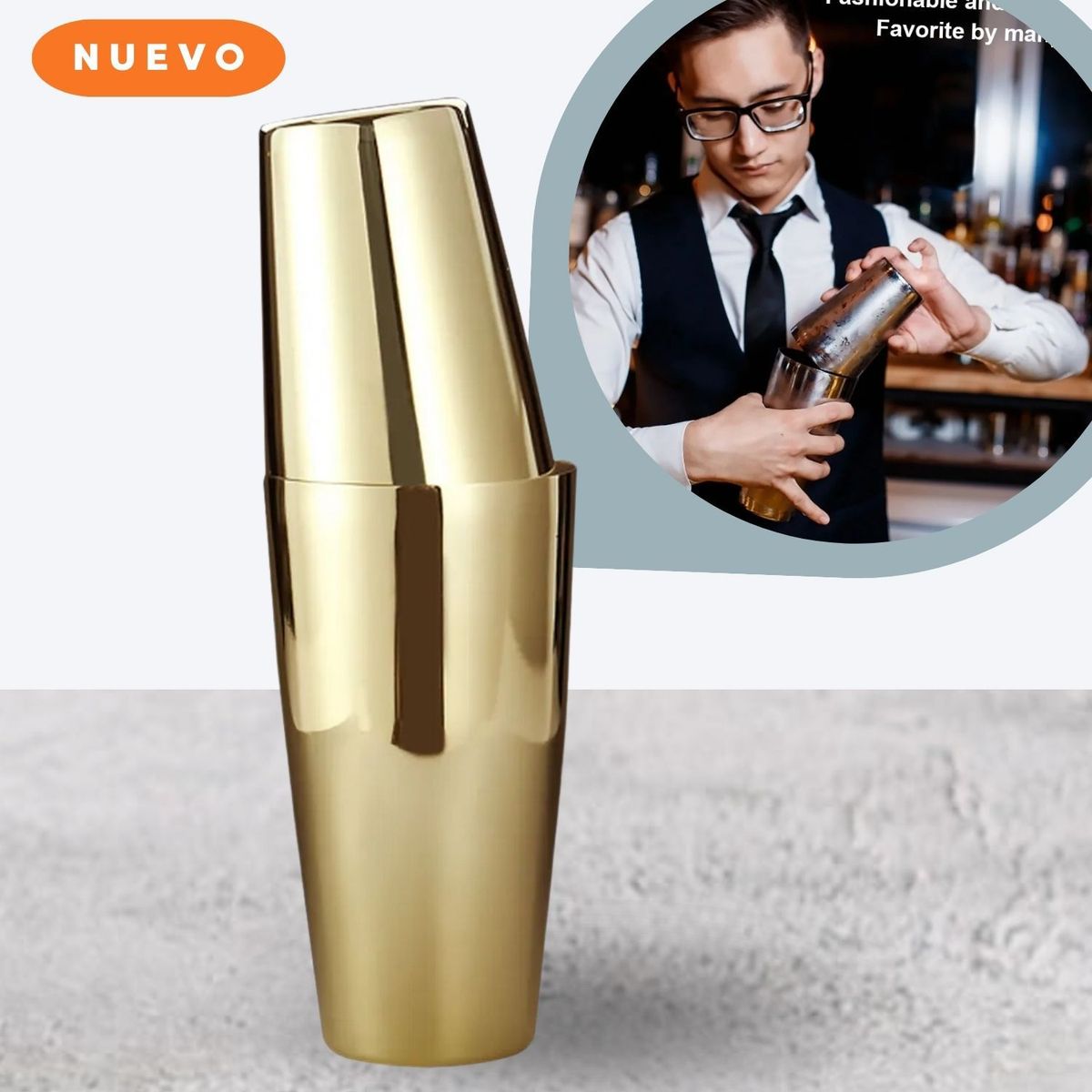 GENERICO - Coctelera estilo americano