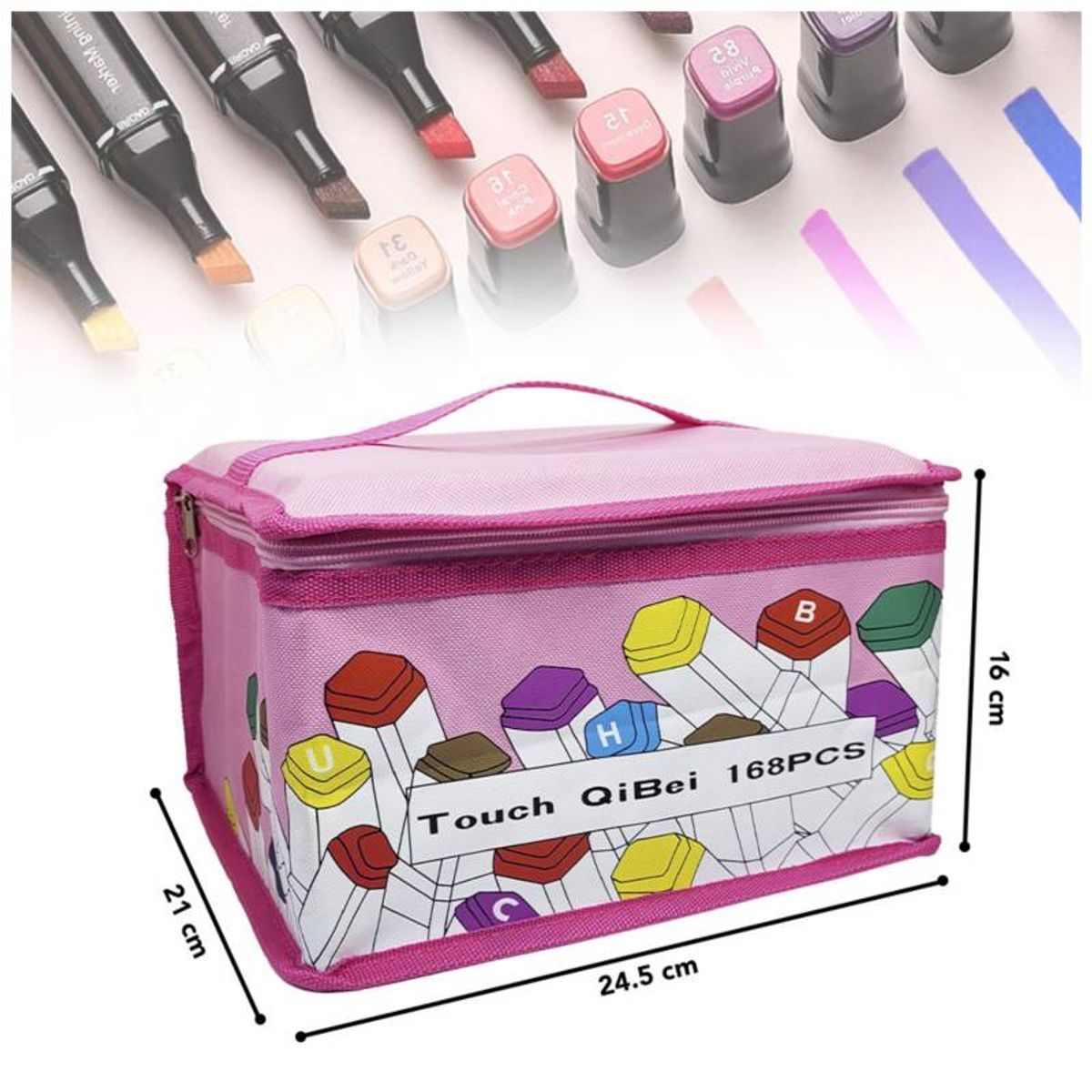 GENERICO - PLUMONES TOUCH KWAII  168 PIEZAS