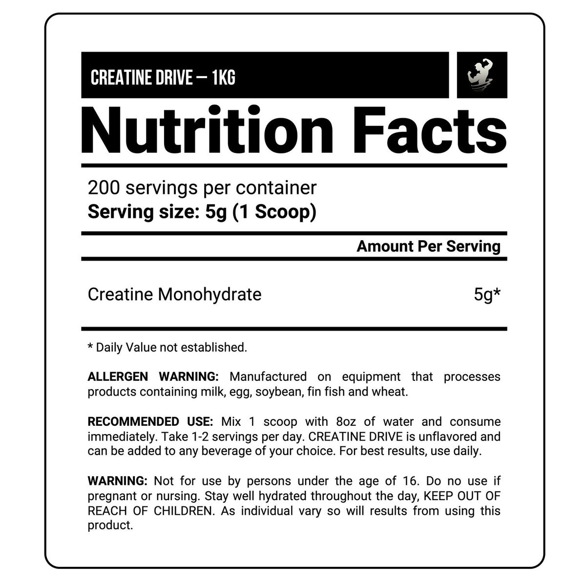 NUTREX RESEARCH - Creatina Monohidratada Nutrex 1 KG