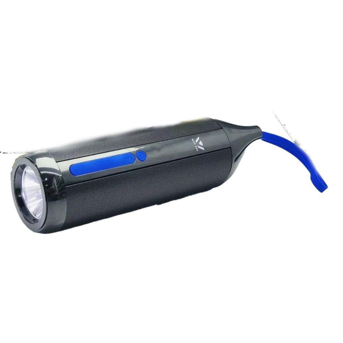 SEISA - Parlante bluetooth con linterna color azul WSA856 Élegans