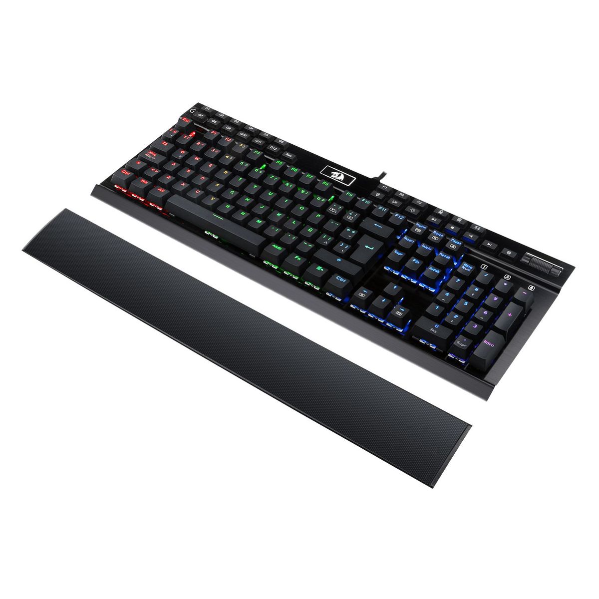 REDRAGON - TECLADO MECANICO REDRAGON YAMA RGB (PURPLE-SW) NEGRO