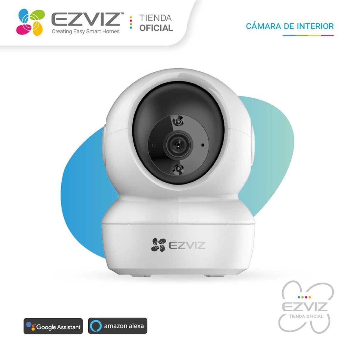 EZVIZ - Ezviz Cámara Network C6N 2MP WIFI 24GHZ LENTE