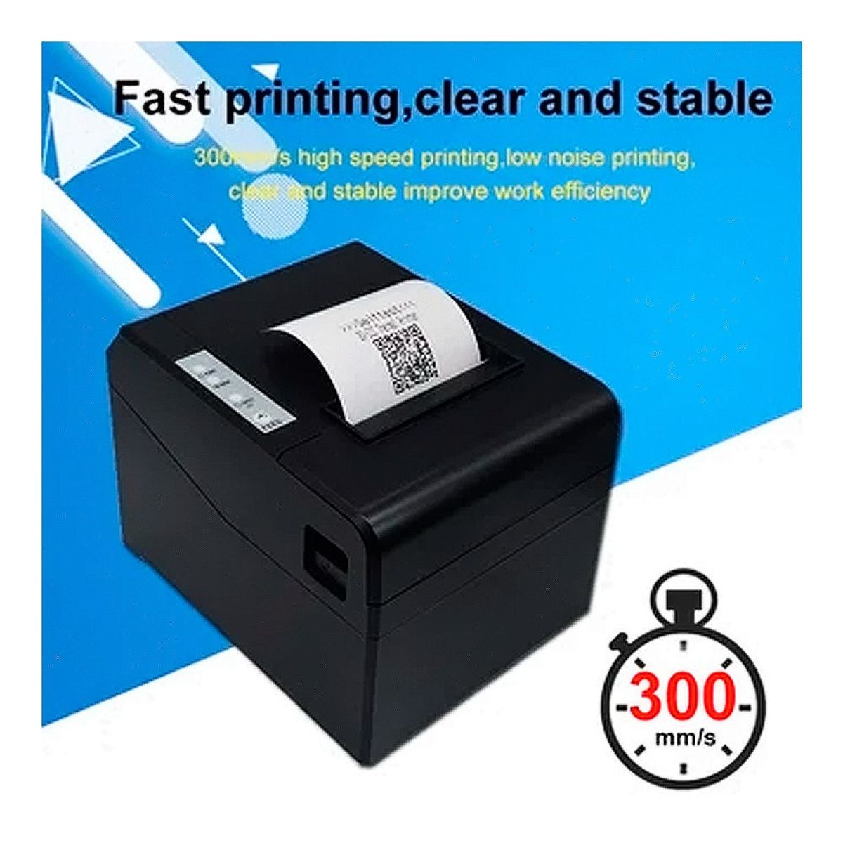 GENERICO - Impresora Termica Ticketera USB LAN 80mm Ticket Facturacion Escritorio