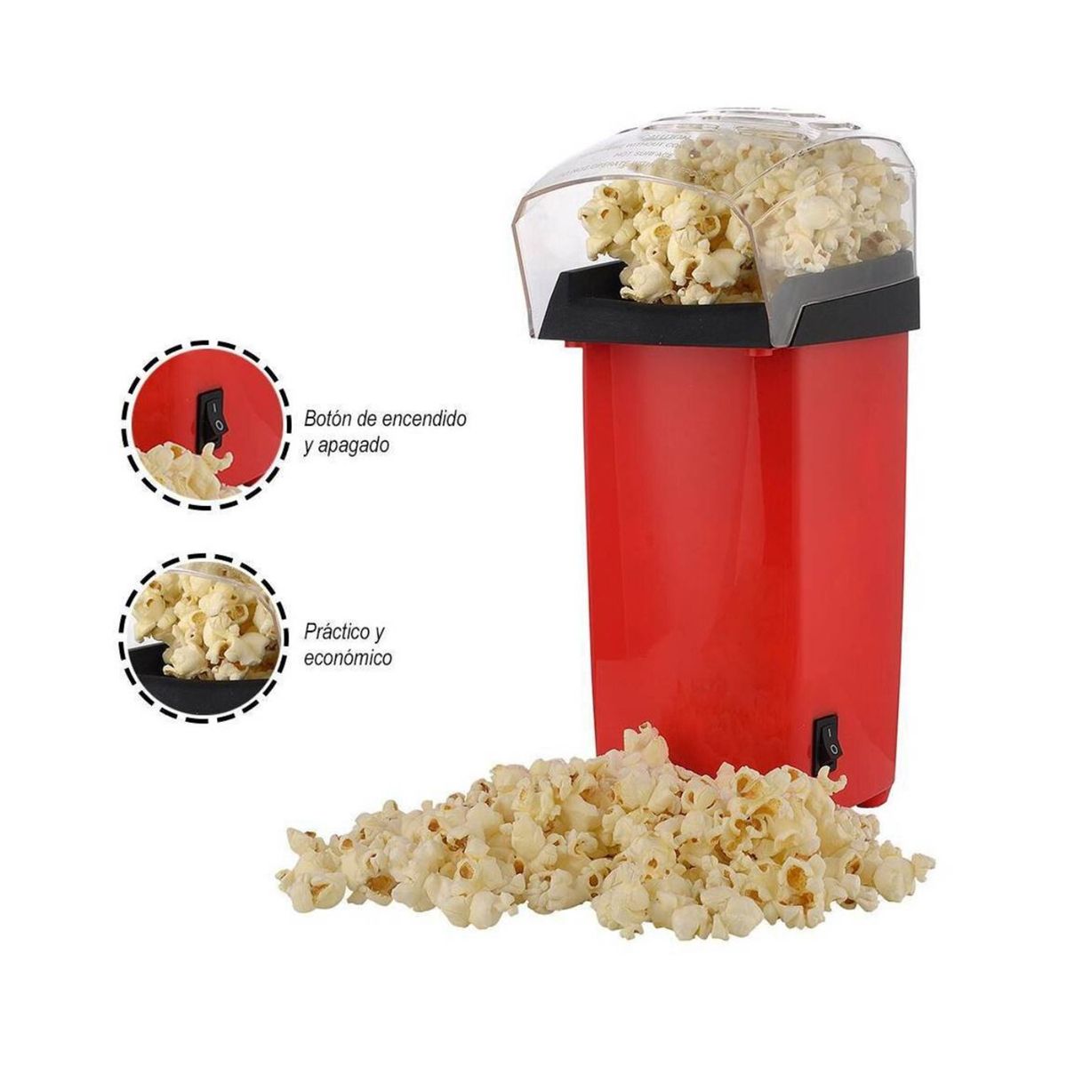 GENERICO - Máquina Pop Corn Cine en Casa