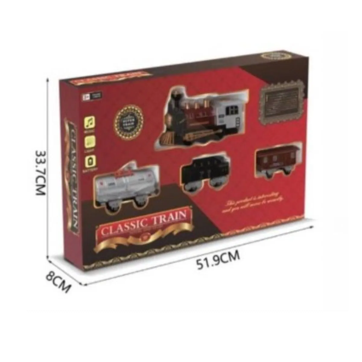 GENERICO - Tren Navideño base Árbol Juguete Musical Luminoso