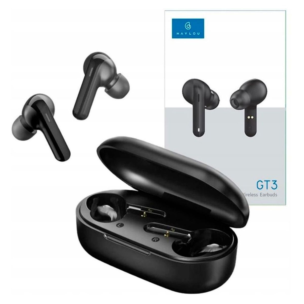 HAYLOU - Audifono Bluetooth Inalambricos Haylou GT3 Auriculares Wireless Negro