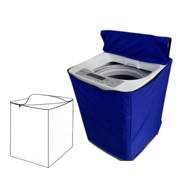 GENERICO - Funda Impermeable para Lavadora 16-22 Kg Azul