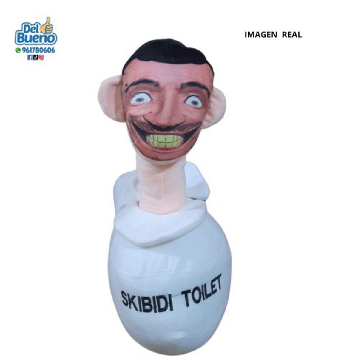 GENERICO - peluche de skibidi toilet - inodoro