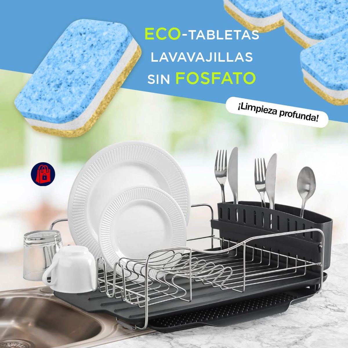 SIGNATURE PERU - Detergente en Tabletas para Lavavajillas Sin Fosfato x10