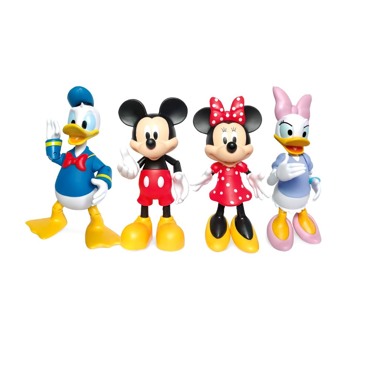 DISNEY - Set de Figuras Articulables Mickey Mouse y sus Amigos 4pcs