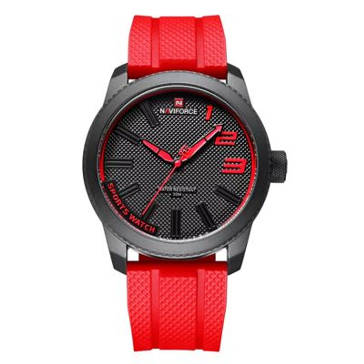 NAVIFORCE - Reloj Naviforce Deportivo Rojo NAV-103