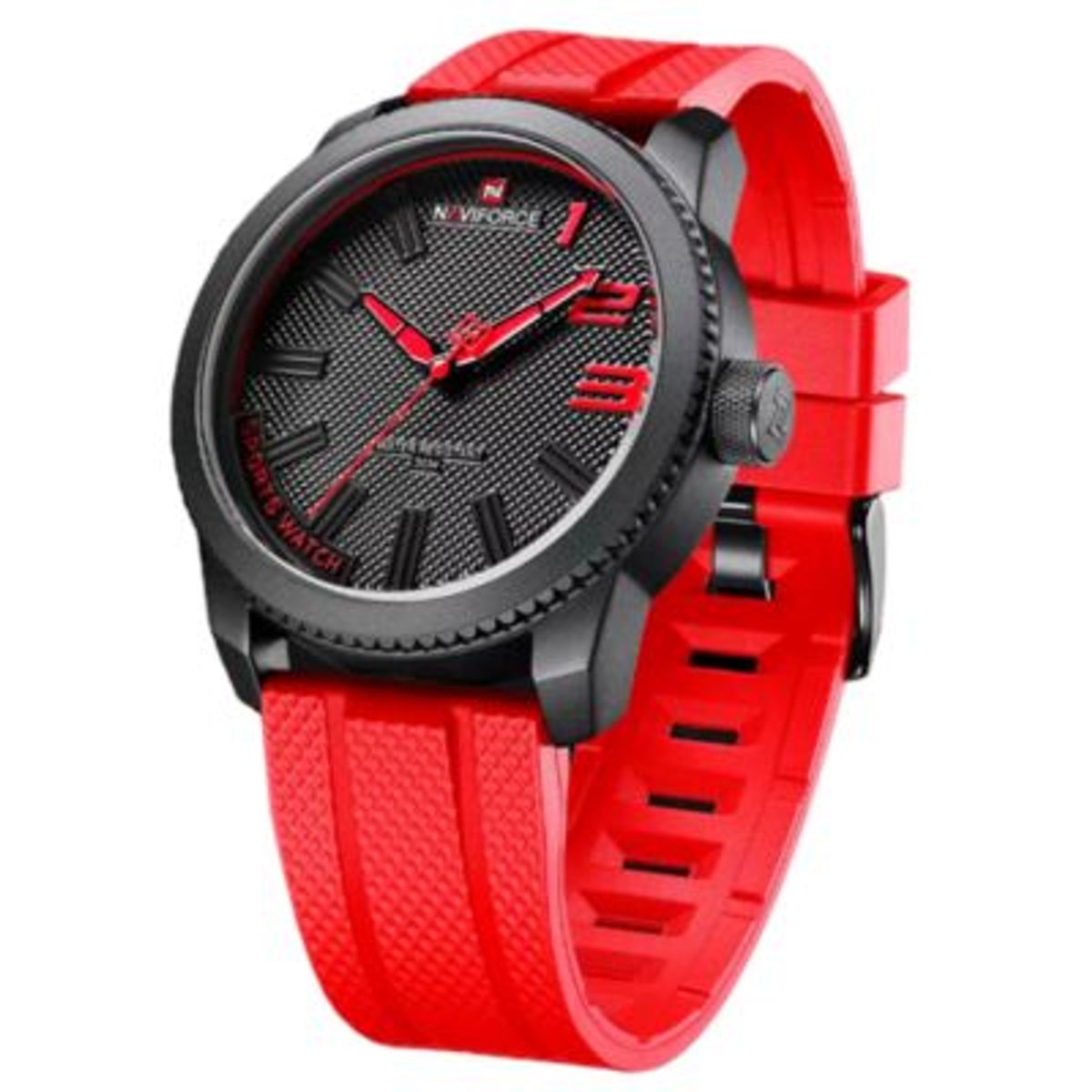 NAVIFORCE - Reloj Naviforce Deportivo Rojo NAV-103