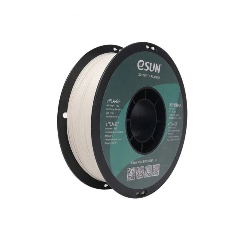 ESUN - Filamento 3D ePLA-GF Fibra de Vidrio 175mm 1Kg Esun Natural