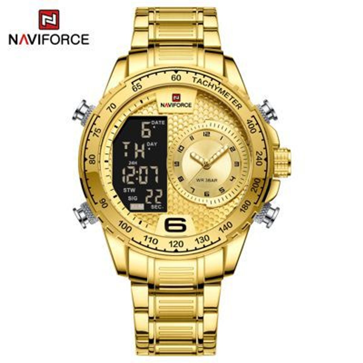 NAVIFORCE - Reloj Naviforce Acero inoxidable Dorado NAV-111