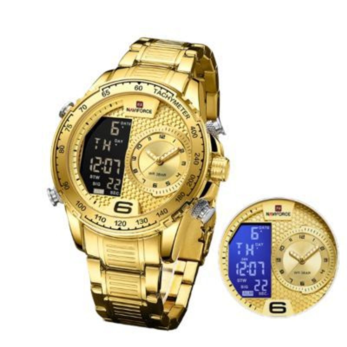 NAVIFORCE - Reloj Naviforce Acero inoxidable Dorado NAV-111