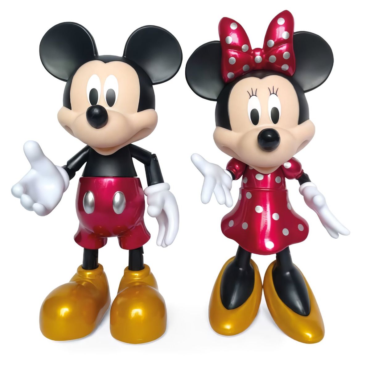 DISNEY - Set de Figuras Articulables  Mickey Mouse y Minnie Mouse