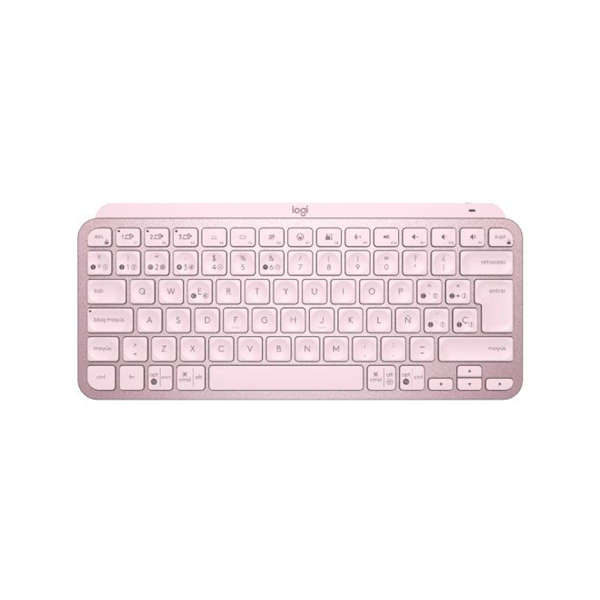 LOGITECH - Teclado Logitech Mx Keys Mini Rosado