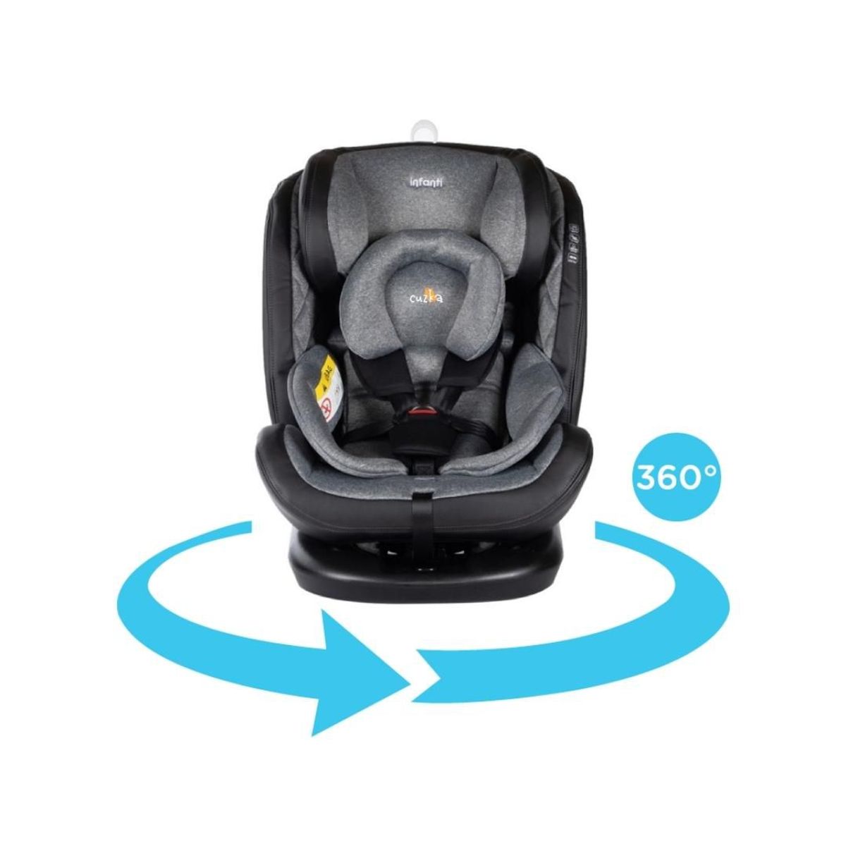 INFANTI - Silla de Auto para Bebé »GIRO 360º» Gray