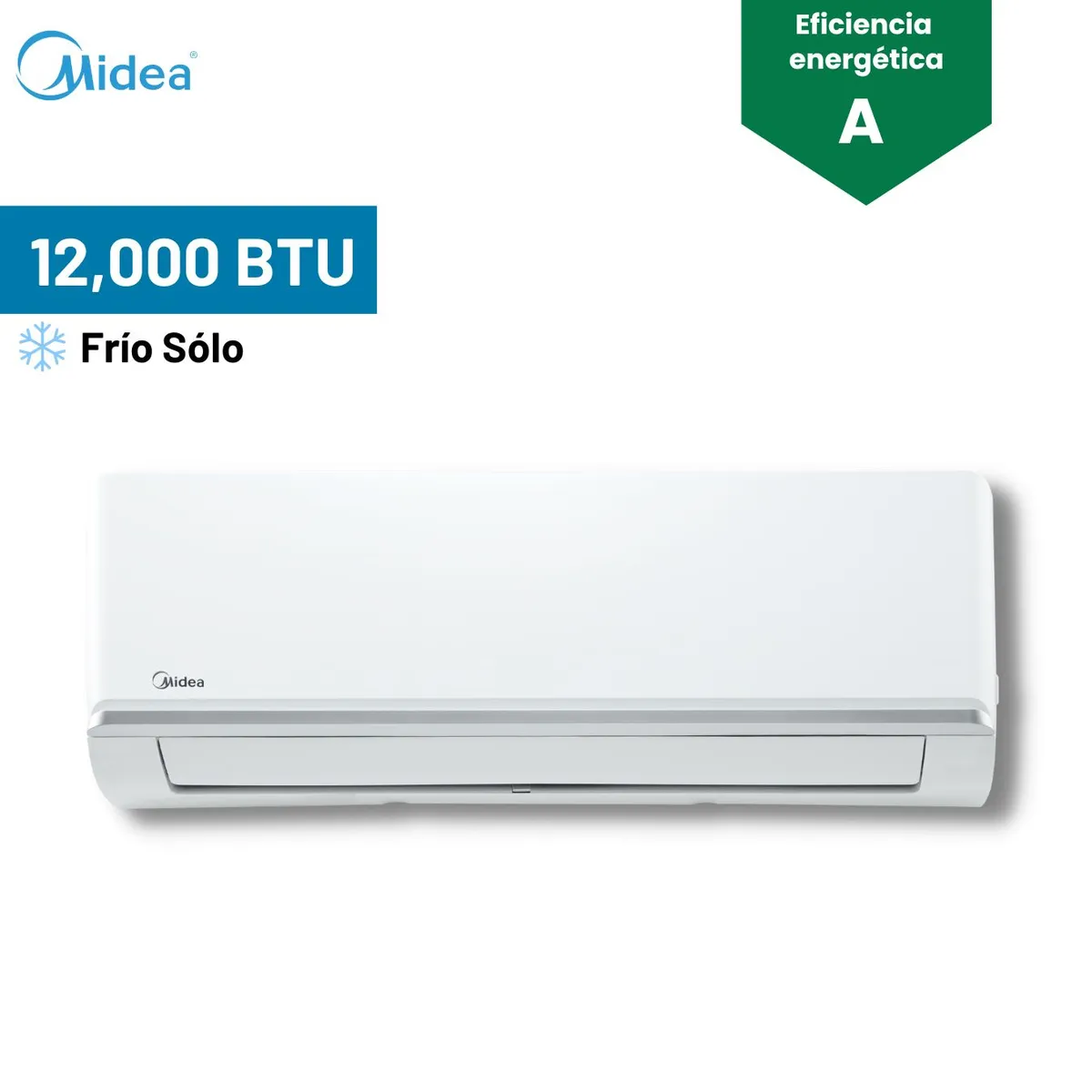 MIDEA - Aire Acondicionado Midea Split 12000 BTU Inverter Frío Solo