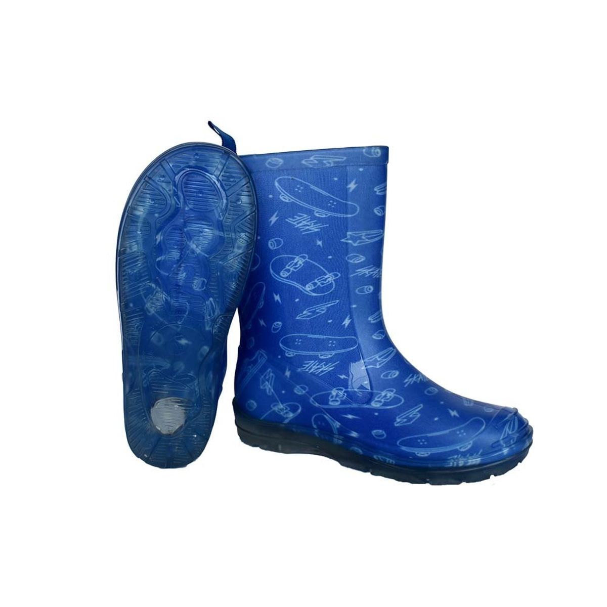 GENERICO - BOTAS DE LLUVIA SKATE EU AZUL