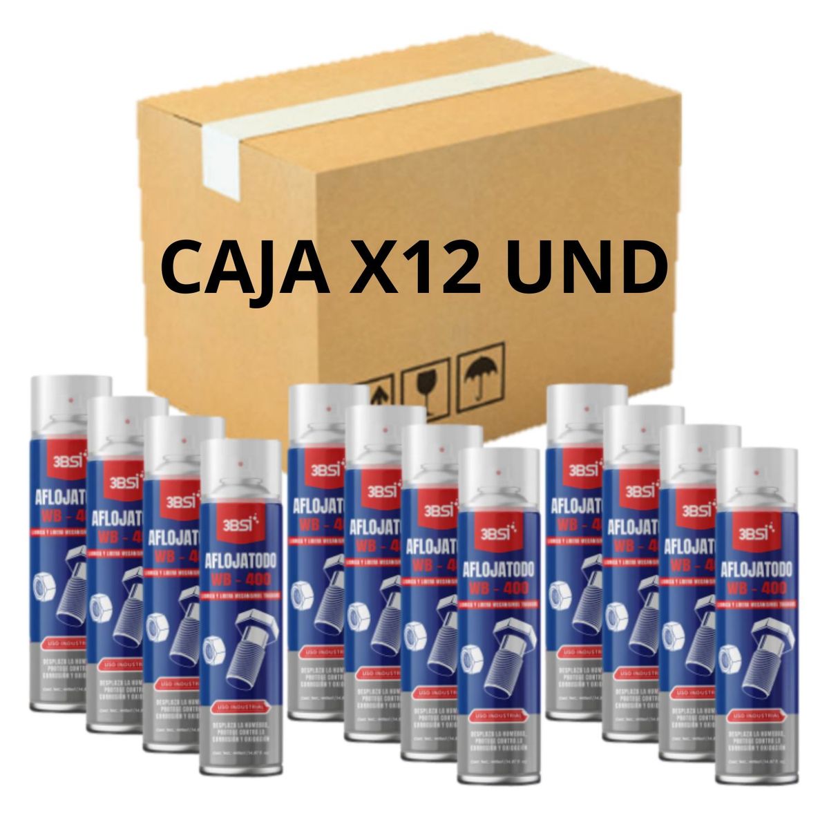 3BSI - SPRAY AFLOJATODO LUBRICANTE 440 ML X 12 UND