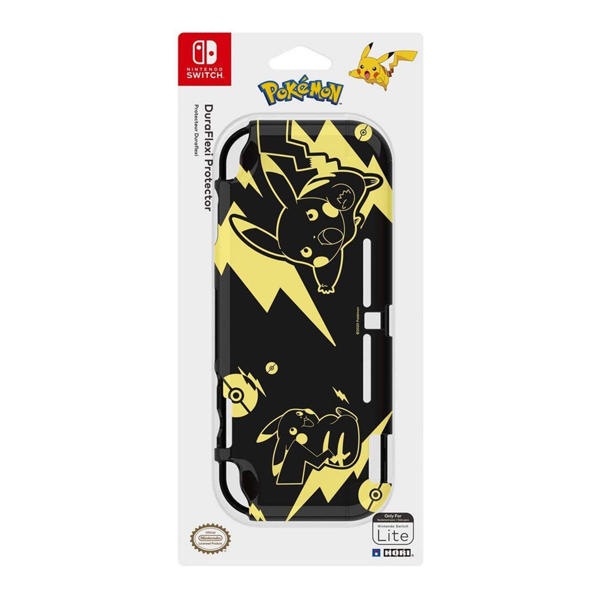 HORI - Estuche Protector Duraflex Pikachu Black N Gold Hori Switch Lite