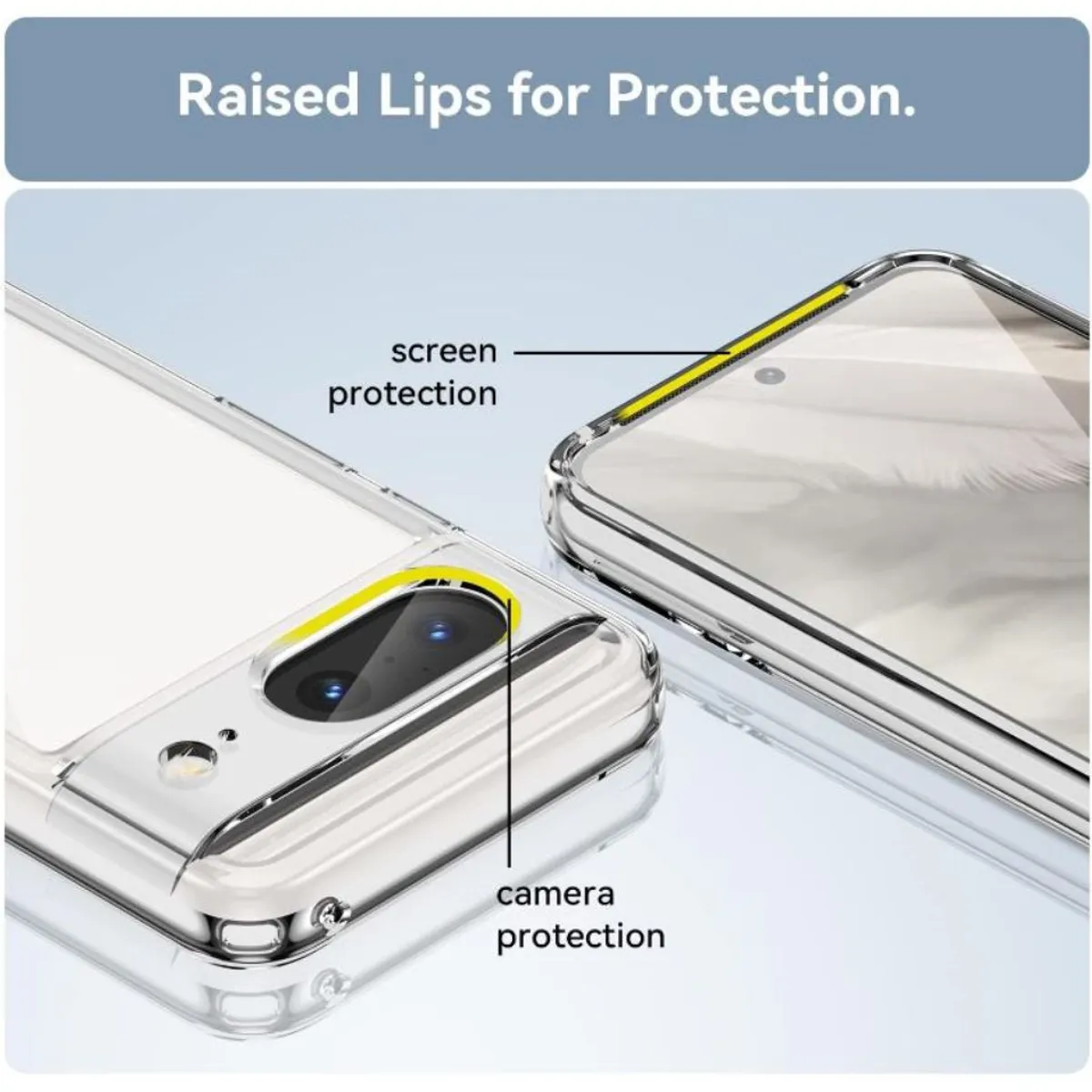GENERICO - CASE CLEAR BUMPER PIXEL 8 PRO