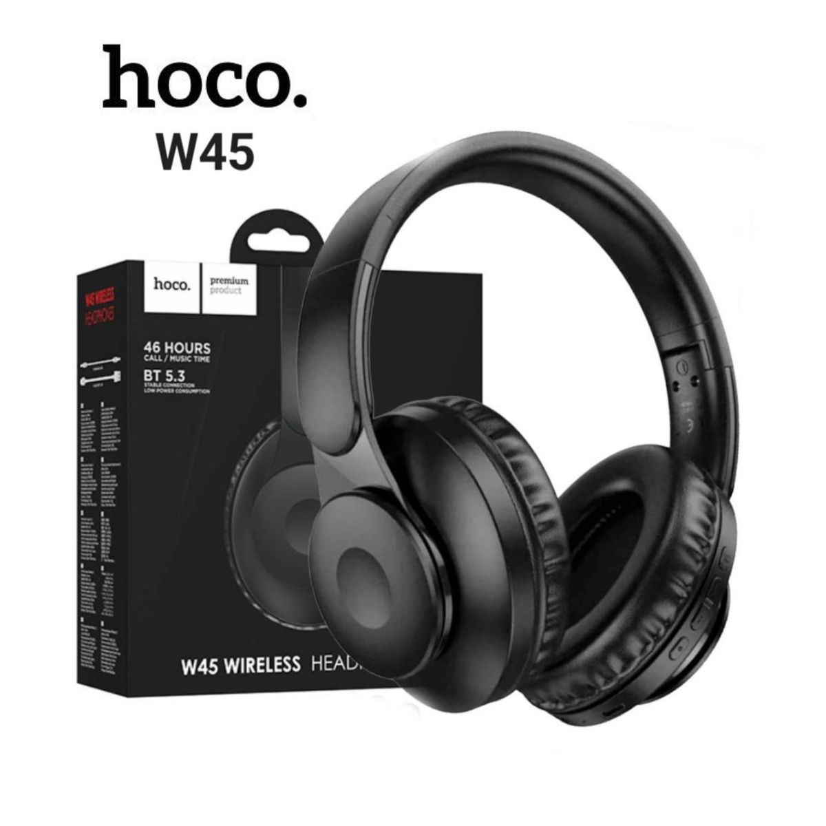 HOCO - Audífono Inalámbrico Bluetooth 5.3 HOCO W45