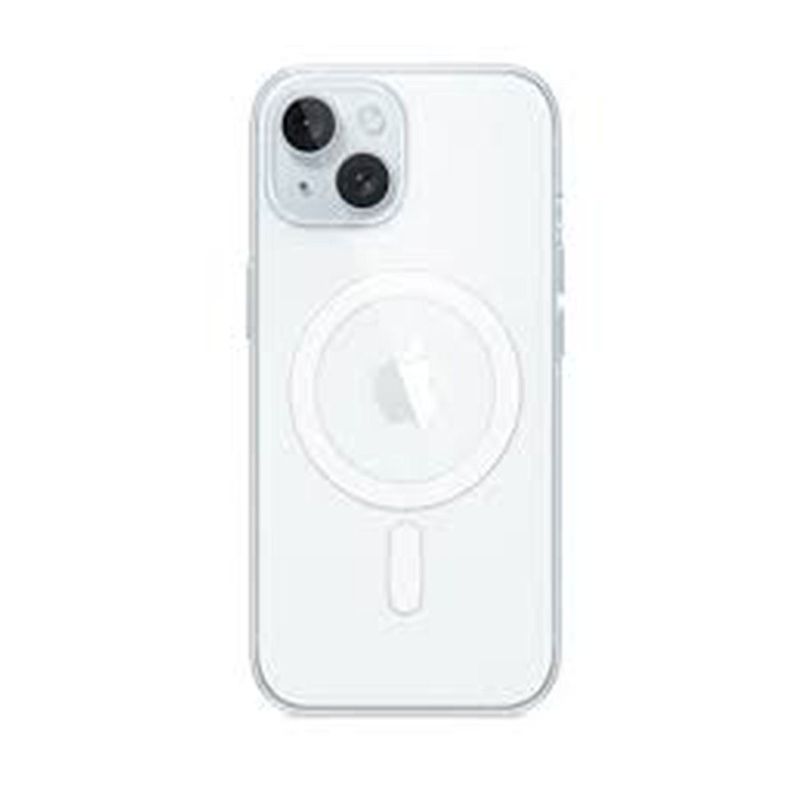 GENERICO - FUNDA CLEAR CASE CON MAGSAFE PARA IPHONE 15 TRANSPARENTE