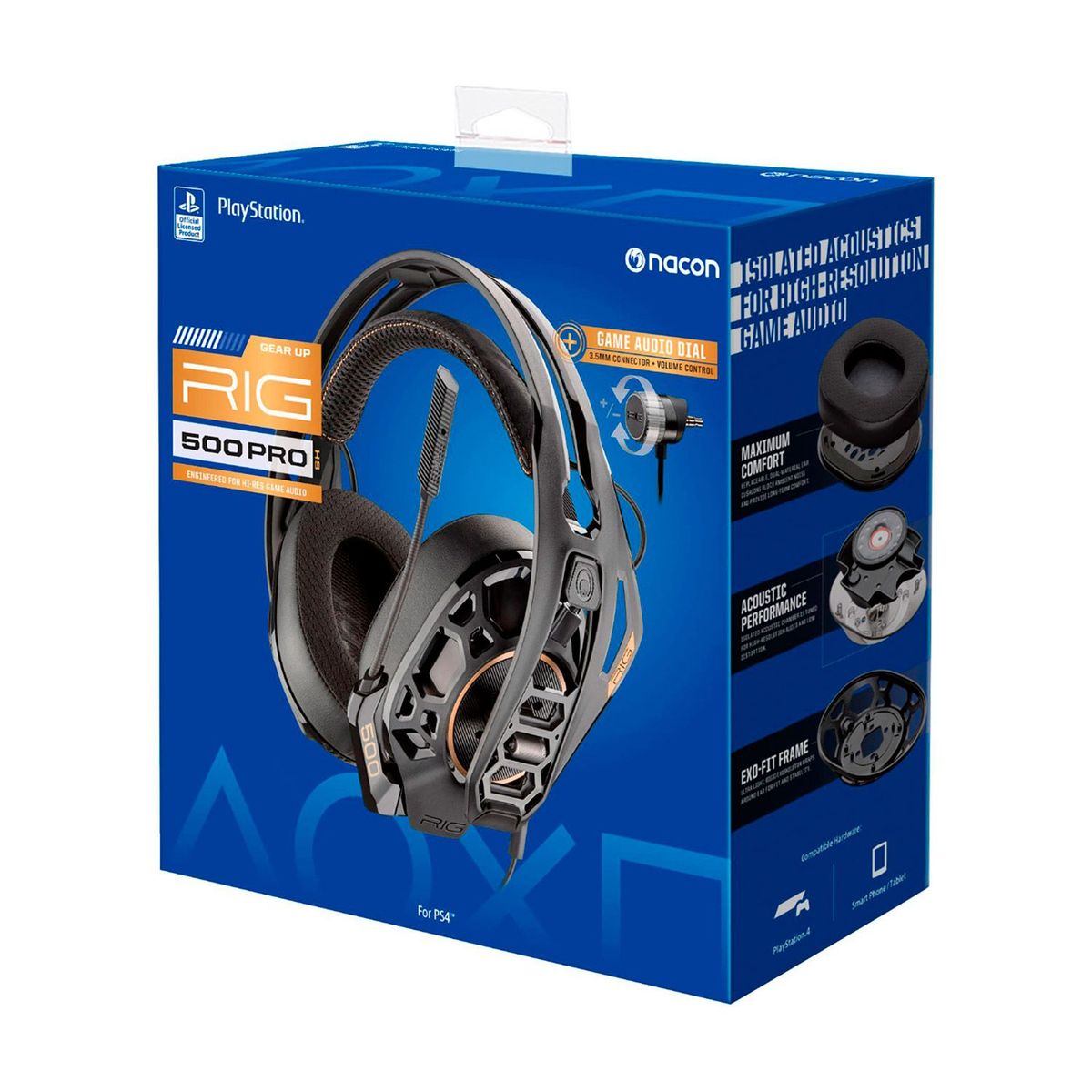 NACON - Audífonos Nacon RIG 500 Pro HS Negro