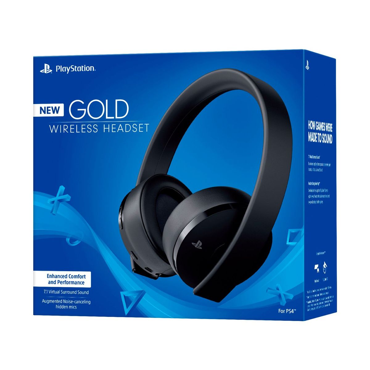 SONY - Audifonos Gold Wireless Headset Playstation Inalámbrico Negro