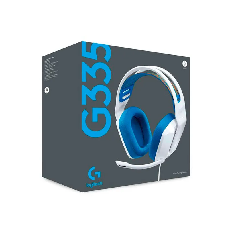 LOGITECH - Audifono Gamer CMicrof Logitech G335 Blanco