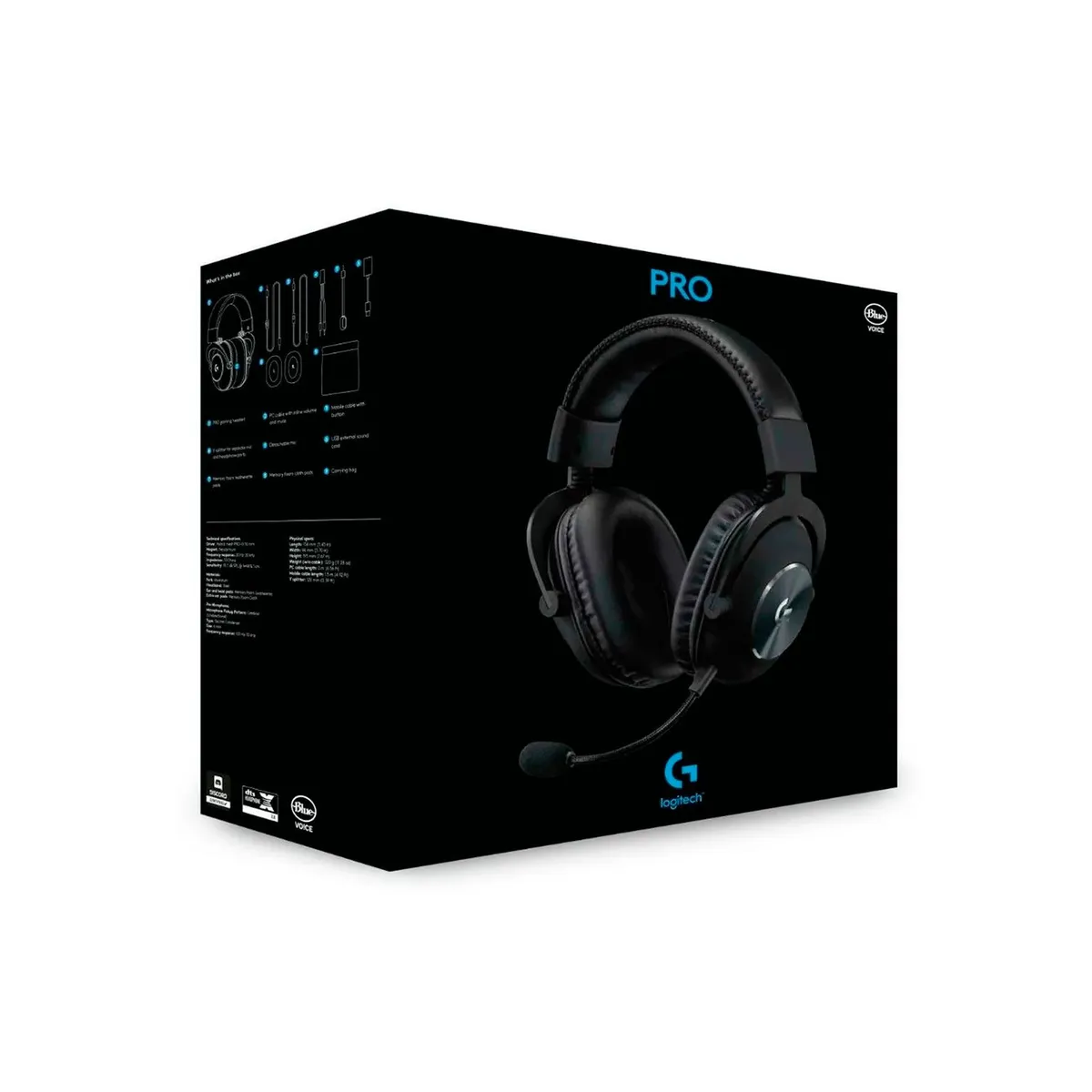 LOGITECH - Audifono Gamer/Micro Logitech G Pro X Black