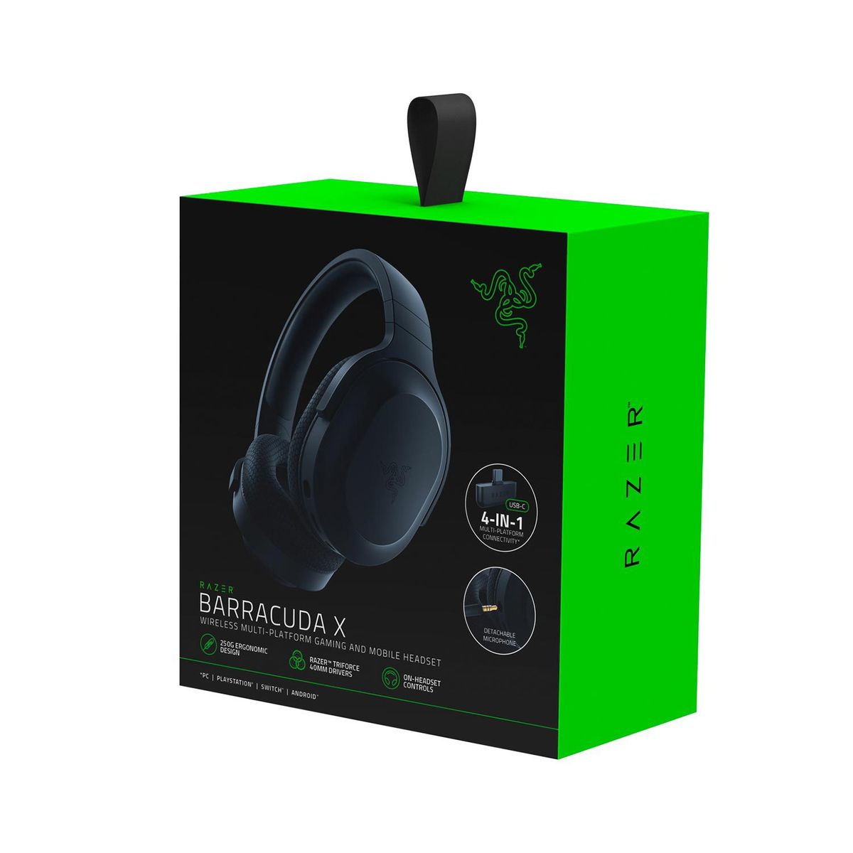 RAZER - Audifono C/Microf Razer Barracuda X Wireless 7.1 Multi-Platf -Black